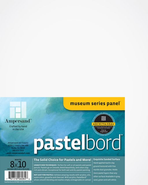 PASTELBORD WHITE 1/8 INCH 8X10