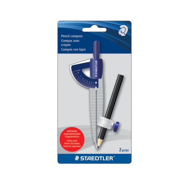 COMPASS & PENCIL & MEAS DEVICE