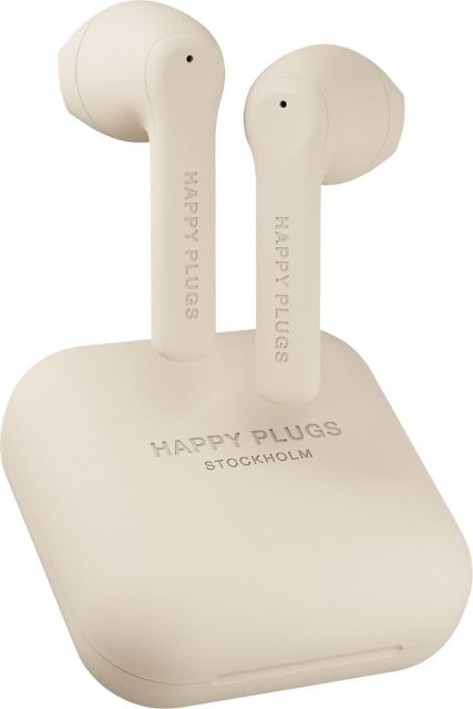 Happy Plugs Air 1 Go True Wireless In-Ear Earbuds, Nude