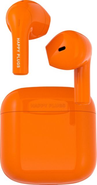 Happy Plugs Joy True Wireless Earbuds, Orange