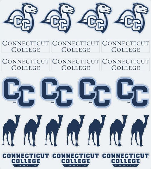 Connecticut College Camels Sticker Sheet
