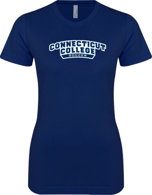 Connecticut College Next Level Ladies SoftStyle Junior Fitted Tee Soccer - ONLINE ONLY