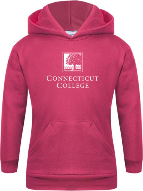 Connecticut College Youth Fleece Hoodie Institutional Mark - ONLINE ONLY